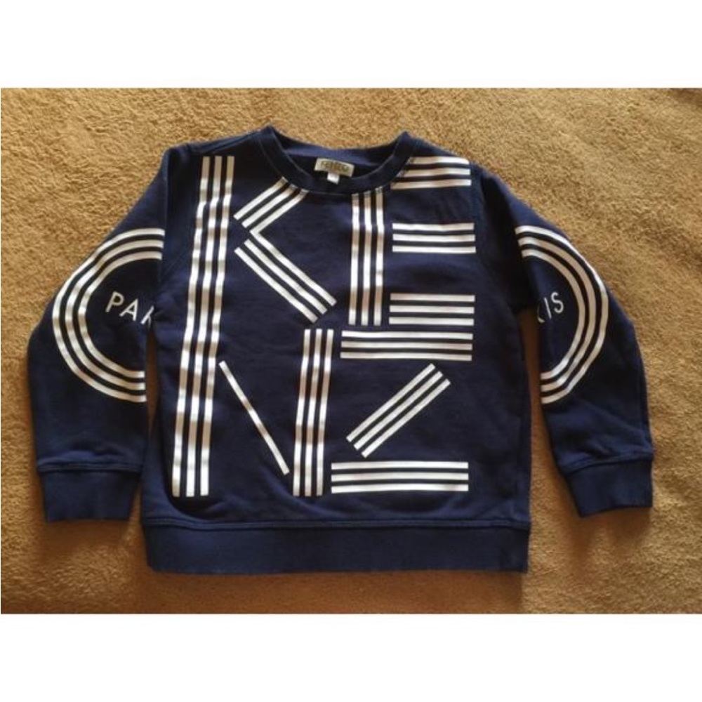 Kenzo Kids Blue Sweater sz 5-6 years